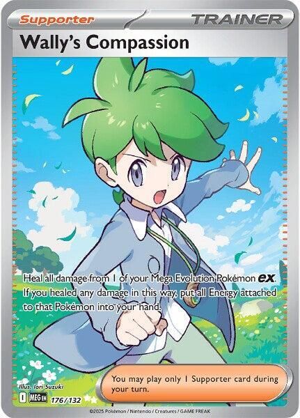 Wally's Compassion 176/132 – Mega Evolution Pokémon TCG card