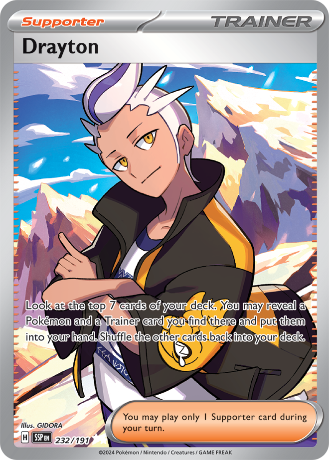 Drayton 232/191 – Surging Sparks Pokémon card