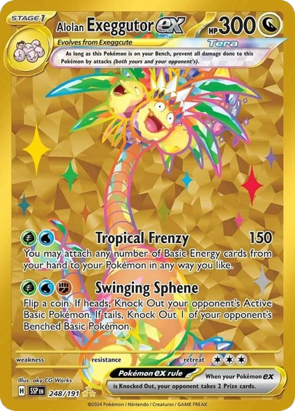 Alolan Exeggutor ex 248/191 – Surging Sparks Pokémon card