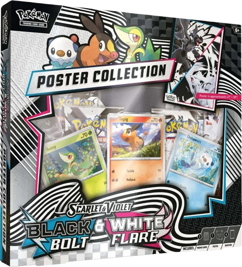 Unova Poster Collection – Black Bolt sealed Pokémon TCG product