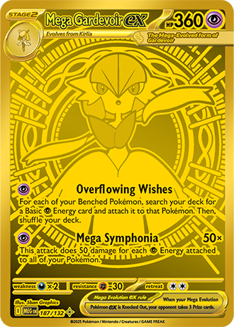 Mega Gardevoir ex 187/132 – Mega Evolution Pokémon card