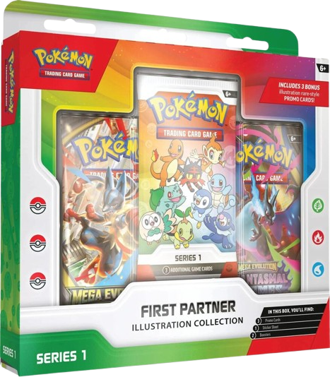 First Partner Illustration Collection (Series 1) – First Partner Collection 2026 sealed Pokémon TCG product