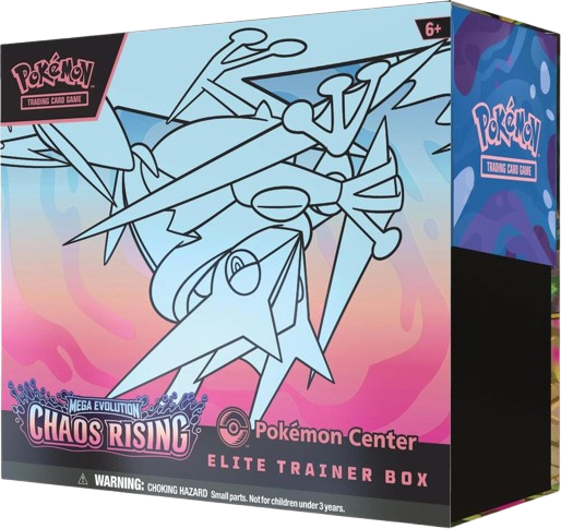 Chaos Rising Pokemon Center Elite Trainer Box – Chaos Rising sealed Pokémon TCG product