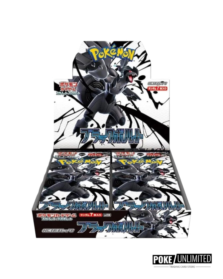 Black Bolt Japanese Pokémon TCG booster box SV11B