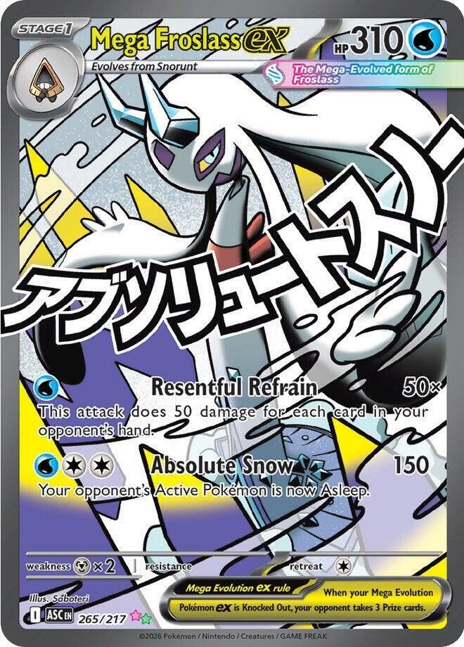 Mega Froslass ex 265/217 – Ascended Heroes Pokémon TCG card