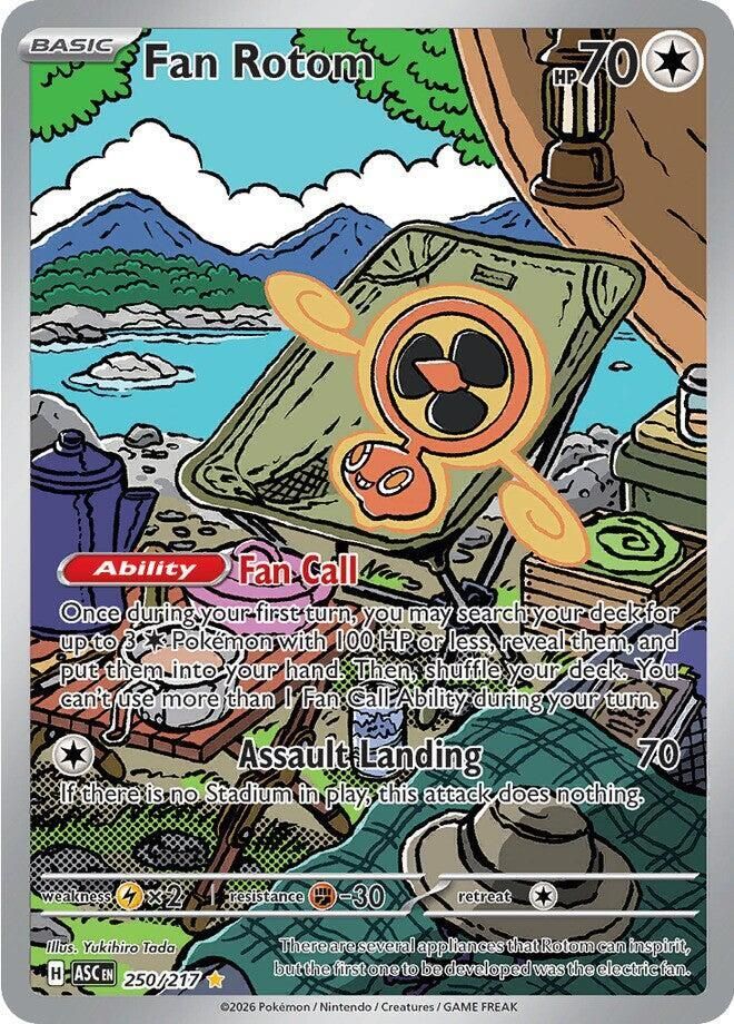 Fan Rotom 250/217 – Ascended Heroes Pokémon TCG card
