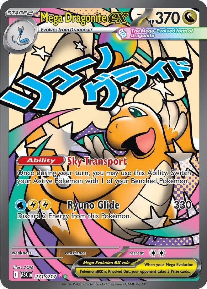 Mega Dragonite ex 271/217 – Ascended Heroes Pokémon TCG card