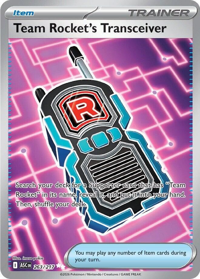 Team Rocket's Transceiver 263/217 – Ascended Heroes Pokémon TCG card
