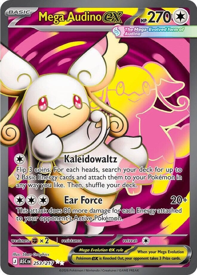 Mega Audino ex 253/217 – Ascended Heroes Pokémon TCG card