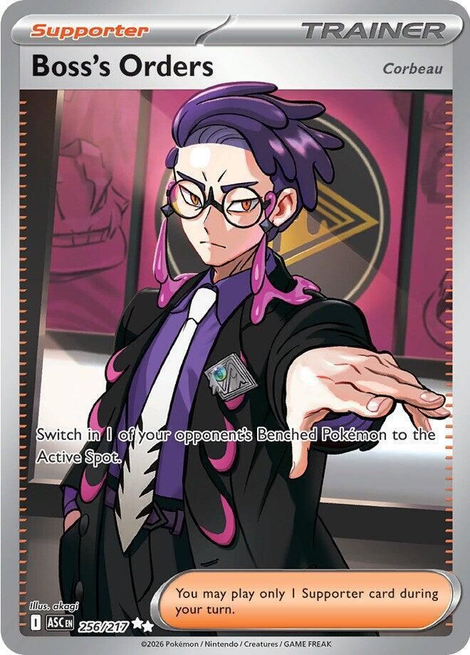 Boss's Orders [Corbeau] 256/217 – Ascended Heroes Pokémon TCG card