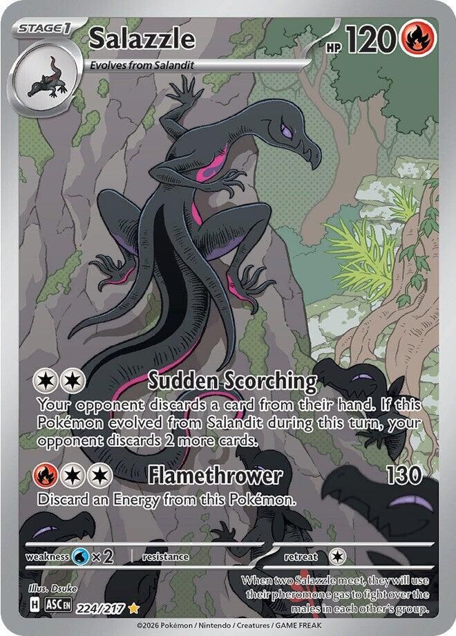 Salazzle 224/217 – Ascended Heroes Pokémon TCG card