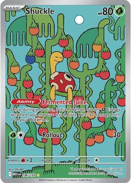Shuckle 136/132 – Mega Evolution Pokémon TCG card