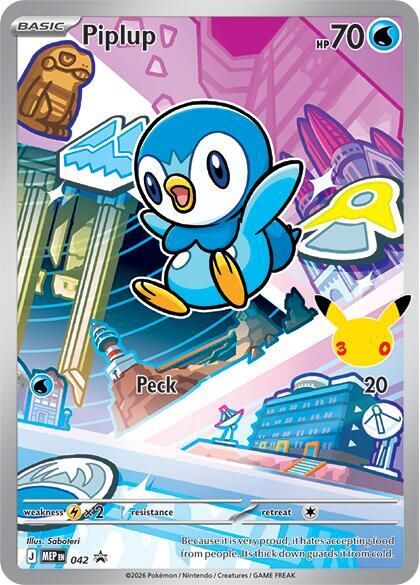 Piplup 042 – Mega Evolution Promos Pokémon TCG card