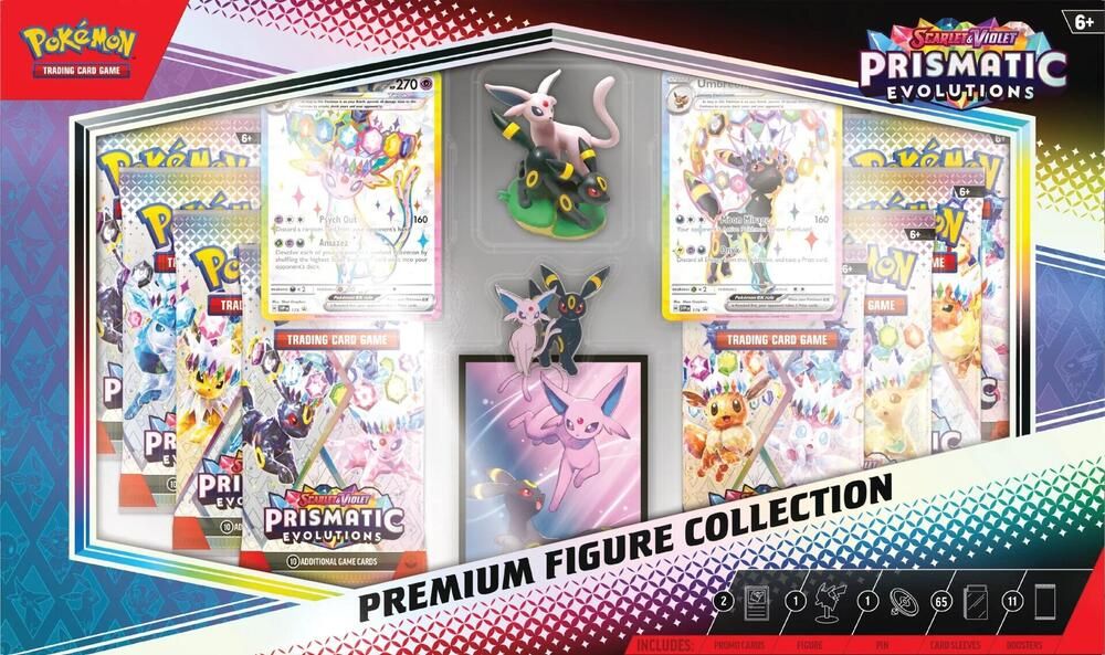 Prismatic Evolutions Premium Figure Collection – sealed Pokémon TCG product