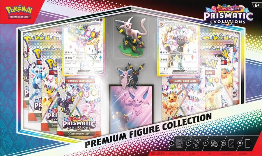 Prismatic Evolutions Premium Figure Collection – sealed Pokémon TCG product