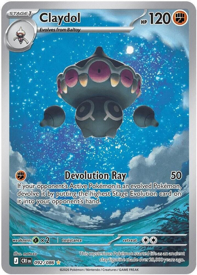 Claydol 092/086 – Chaos Rising Pokémon TCG card