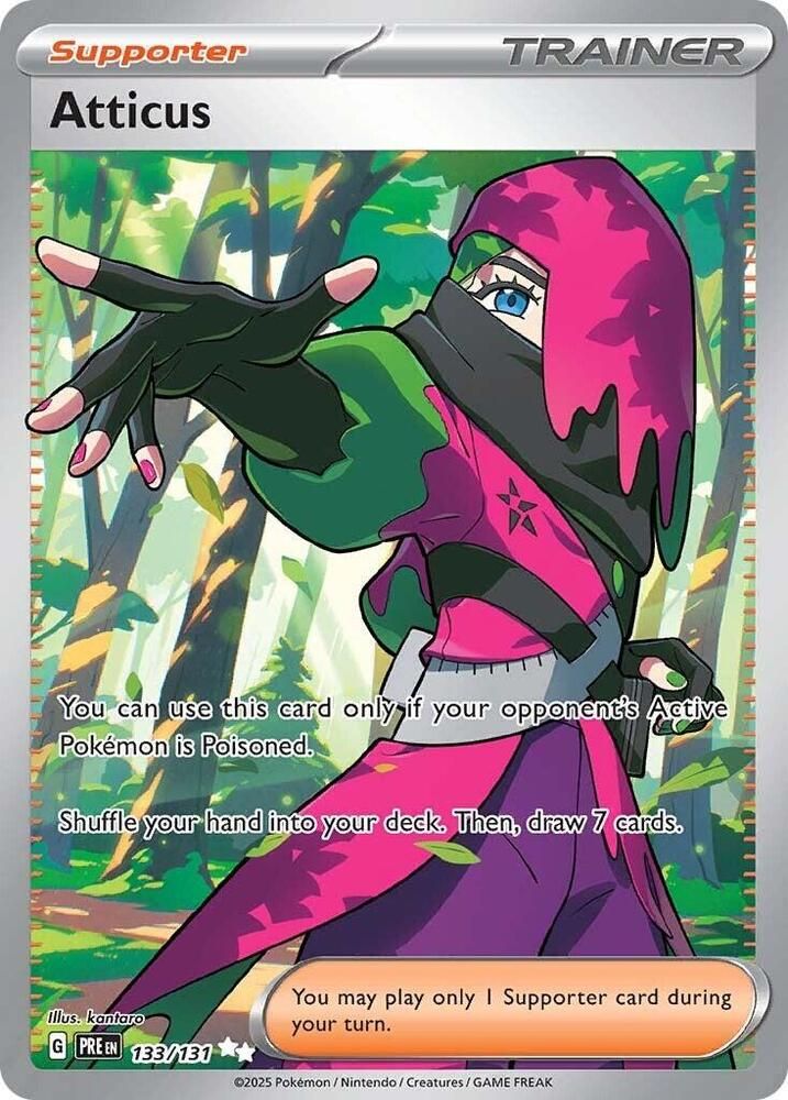 Atticus 133/131 – Prismatic Evolutions Pokémon TCG card