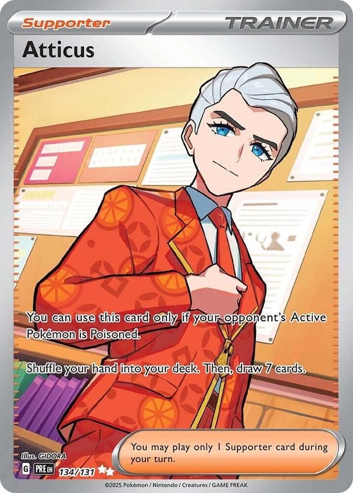 Atticus 134/131 – Prismatic Evolutions Pokémon TCG card